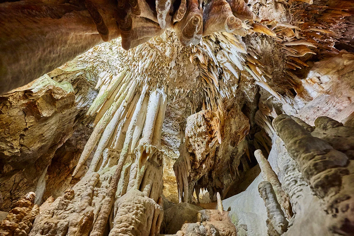 Banner de Cavernas: mistério e beleza subterrânea